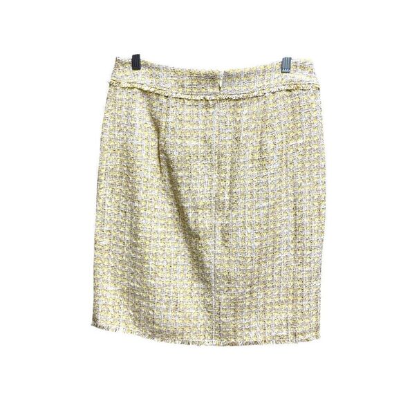 🌟NEW🌟Ann Taylor🌟Yellow Shimmered Linen 2 Piece Suite - Picture 4 of 4